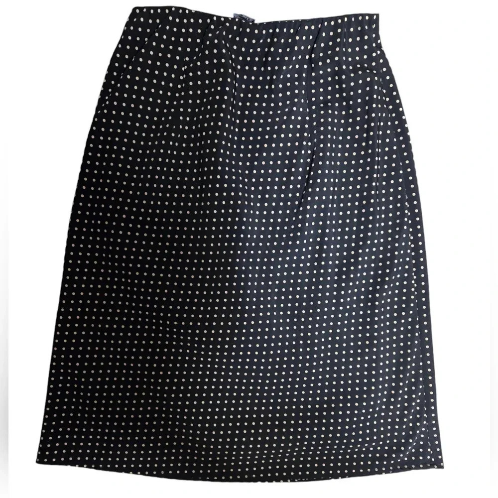 Sanctuary Women's Black and Tan Knee Length Skirt
